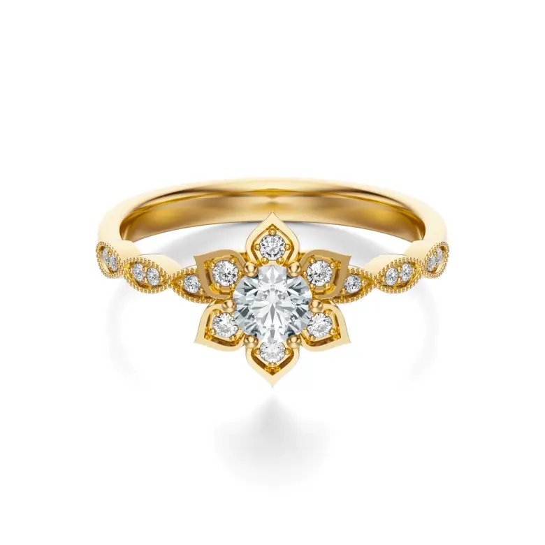 Pierścionek zaręczynowy z diamentami AJPZ_148